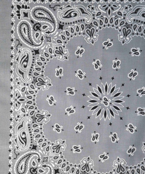 HAV-A-HANK（ハバハンク ）の「【RS】【HAV-A-HANK】PAISLEY　BANDANNA（バンダナ/スカーフ・メンズ・バーガンディー/ネイビー/カーキ/ブラック×レッド/ブラック/パープル/グリーン/シルバー/ネイビー系・FREE）」の19枚目の写真