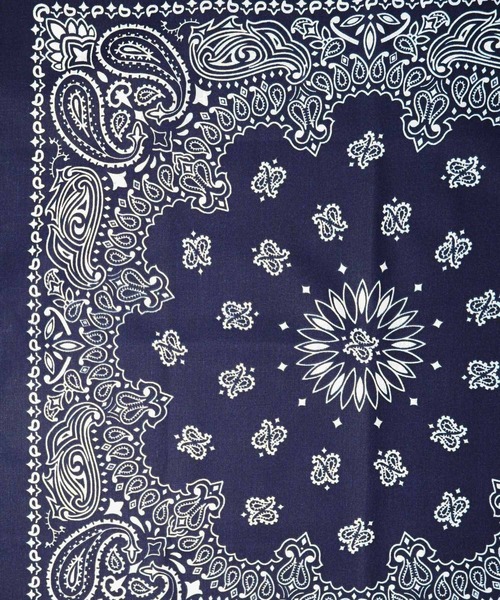 HAV-A-HANK（ハバハンク ）の「【RS】【HAV-A-HANK】PAISLEY　BANDANNA（バンダナ/スカーフ・メンズ・バーガンディー/ネイビー/カーキ/ブラック×レッド/ブラック/パープル/グリーン/シルバー/ネイビー系・FREE）」の22枚目の写真