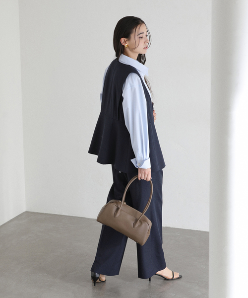 La TOTALITE（ラトータリテ）の「【洗える】コンシャスジレ（その他アウター・レディース・アイボリー/ネイビー・38/36）」の21枚目の写真