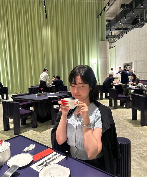 MUSINSA STANDARD WOMAN（ムシンサスタンダードウーマン）の「ウィメンズレイヤードミニスカート[ミディアムグレー]（スカート・レディース・その他・LARGE/MEDIUM/SMALL/X-SMALL）」の5枚目の写真
