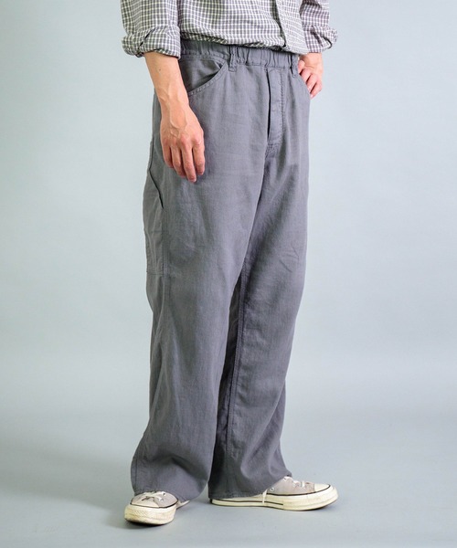 OMNIGOD mens / オムニゴッド] 綿麻ツイル ルーズイージーペインター