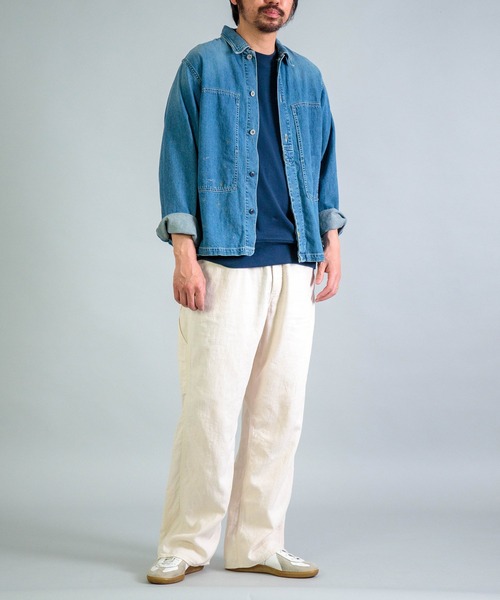 OMNIGOD mens / オムニゴッド] 綿麻ツイル ルーズイージーペインター