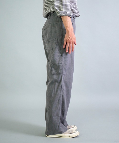 OMNIGOD（オムニゴッド）の「[OMNIGOD mens / オムニゴッド] 綿麻ツイル ルーズイージーペインターパンツ（その他パンツ・メンズ・ブラウン/グレー/アイボリー・2/3）」の19枚目の写真