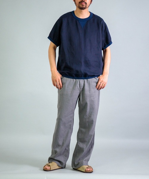 OMNIGOD mens / オムニゴッド] 綿麻ツイル ルーズイージーペインター