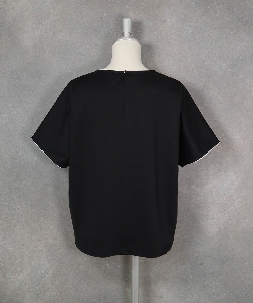STUDIO PICONE(スタジオピッコーネ)の「スパンコール刺繍UV冷感プルオーバー(Tシャツ/カットソー・レディース・ブラック/ホワイト・L/M/LL)」の4枚目の写真
