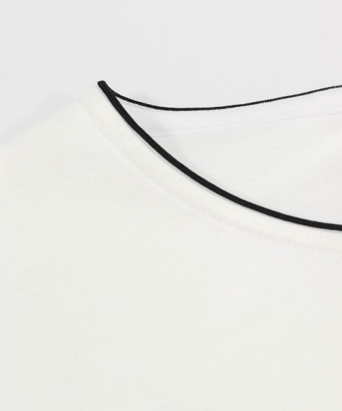 STUDIO PICONE(スタジオピッコーネ)の「スパンコール刺繍UV冷感プルオーバー(Tシャツ/カットソー・レディース・ブラック/ホワイト・L/M/LL)」の7枚目の写真