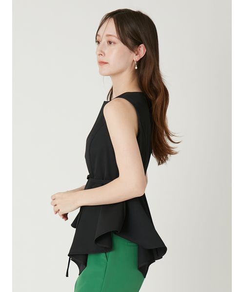 FRAY I.D（フレイアイディー）の「アシメペプラムチュニック（その他トップス・レディース・ブラック/ホワイト/インディゴブルー・0/1）」の6枚目の写真