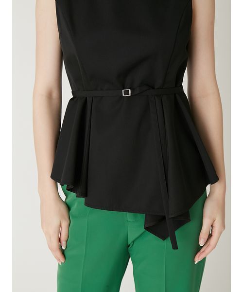 FRAY I.D（フレイアイディー）の「アシメペプラムチュニック（その他トップス・レディース・ブラック/ホワイト/インディゴブルー・0/1）」の8枚目の写真