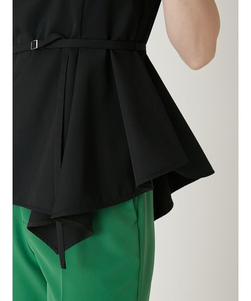 FRAY I.D（フレイアイディー）の「アシメペプラムチュニック（その他トップス・レディース・ブラック/ホワイト/インディゴブルー・0/1）」の9枚目の写真