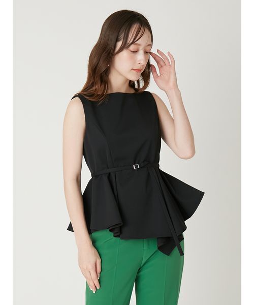 FRAY I.D（フレイアイディー）の「アシメペプラムチュニック（その他トップス・レディース・ブラック/ホワイト/インディゴブルー・0/1）」の16枚目の写真