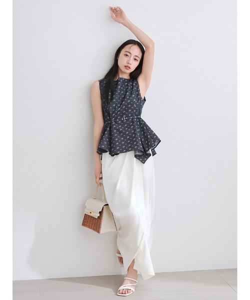 FRAY I.D（フレイアイディー）の「アシメペプラムチュニック（その他トップス・レディース・ブラック/ホワイト/インディゴブルー・0/1）」の21枚目の写真