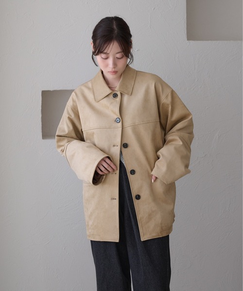 raffime(ラフィミー)の「【Raffime】バックデザインオーバーサイズジャケット(ライダースジャケット・レディース・ブラック/ベージュ/アイボリー・フリー)」の20枚目の写真