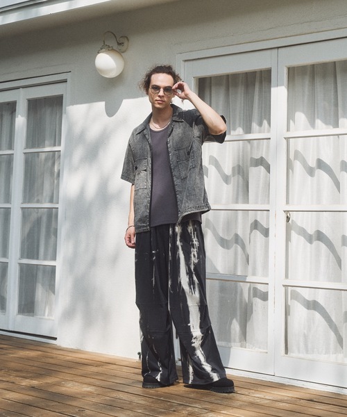 CASPER JOHN(キャスパージョン)の「Chemical zip CPO shirts/ケミカルジップCPOシャツ(シャツ/ブラウス・メンズ・ブルー/ブラック・LARGE/MEDIUM/SMALL/X-SMALL)」の5枚目の写真