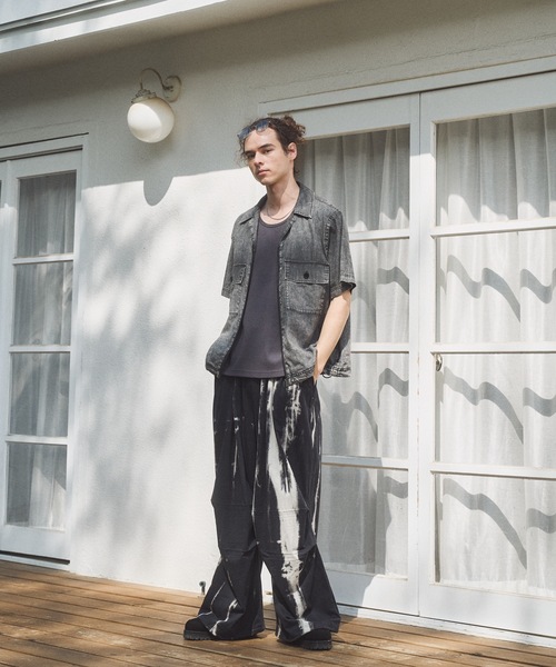 CASPER JOHN(キャスパージョン)の「Chemical zip CPO shirts/ケミカルジップCPOシャツ(シャツ/ブラウス・メンズ・ブルー/ブラック・LARGE/MEDIUM/SMALL/X-SMALL)」の6枚目の写真