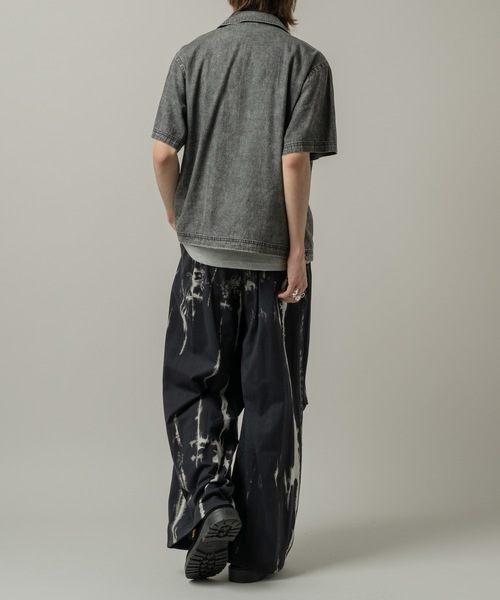 CASPER JOHN(キャスパージョン)の「Chemical zip CPO shirts/ケミカルジップCPOシャツ(シャツ/ブラウス・メンズ・ブルー/ブラック・LARGE/MEDIUM/SMALL/X-SMALL)」の17枚目の写真