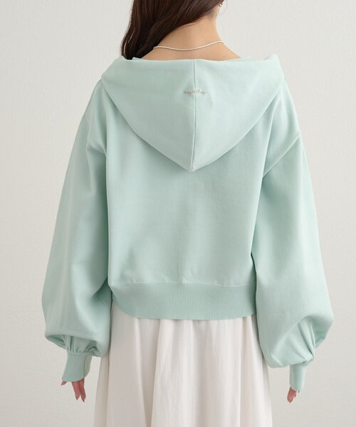 mystic（ミスティック）の「ラインストーンフーディーニット（パーカー・レディース・アイボリー/グリーン・FREE）」の21枚目の写真