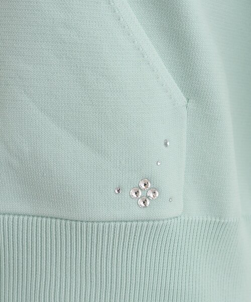 mystic（ミスティック）の「ラインストーンフーディーニット（パーカー・レディース・アイボリー/グリーン・FREE）」の17枚目の写真