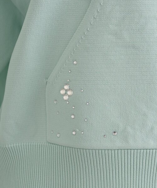 mystic（ミスティック）の「ラインストーンフーディーニット（パーカー・レディース・アイボリー/グリーン・FREE）」の16枚目の写真