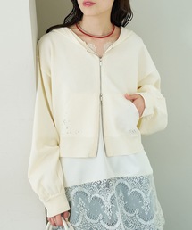 mystic | ラインストーンフーディーニット(パーカー)