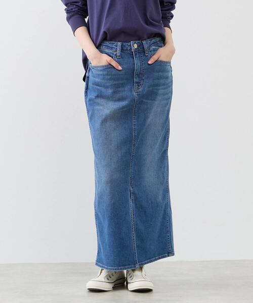 Healthy denim(ヘルシーデニム)の「【Healthy denim/ヘルシーデニム】Primrose デニムスカート(デニムスカート・レディース・インディゴブルー・FREE)」の1枚目の写真