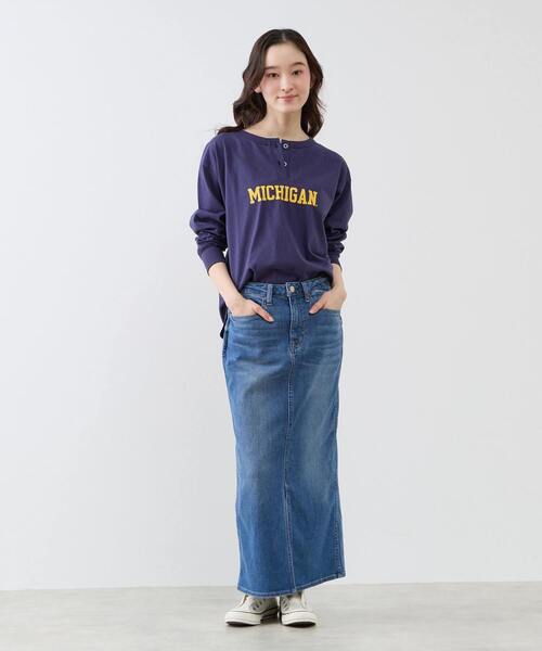 Healthy denim(ヘルシーデニム)の「【Healthy denim/ヘルシーデニム】Primrose デニムスカート(デニムスカート・レディース・インディゴブルー・FREE)」の22枚目の写真