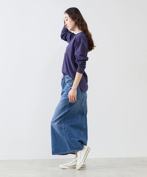 Healthy denim(ヘルシーデニム)の「【Healthy denim/ヘルシーデニム】Primrose デニムスカート(デニムスカート・レディース・インディゴブルー・FREE)」の17枚目の写真