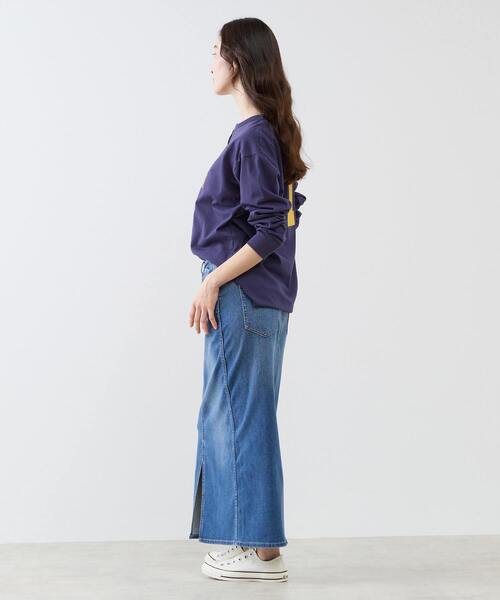 Healthy denim(ヘルシーデニム)の「【Healthy denim/ヘルシーデニム】Primrose デニムスカート(デニムスカート・レディース・インディゴブルー・FREE)」の16枚目の写真