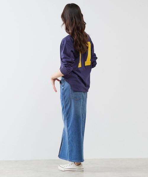 Healthy denim(ヘルシーデニム)の「【Healthy denim/ヘルシーデニム】Primrose デニムスカート(デニムスカート・レディース・インディゴブルー・FREE)」の2枚目の写真