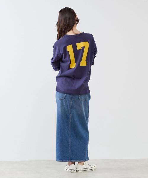 Healthy denim(ヘルシーデニム)の「【Healthy denim/ヘルシーデニム】Primrose デニムスカート(デニムスカート・レディース・インディゴブルー・FREE)」の3枚目の写真