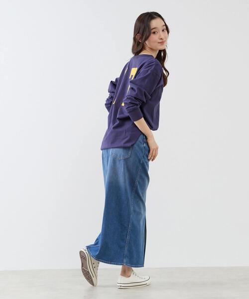 Healthy denim(ヘルシーデニム)の「【Healthy denim/ヘルシーデニム】Primrose デニムスカート(デニムスカート・レディース・インディゴブルー・FREE)」の4枚目の写真