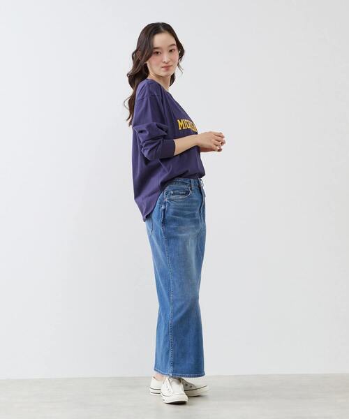 Healthy denim(ヘルシーデニム)の「【Healthy denim/ヘルシーデニム】Primrose デニムスカート(デニムスカート・レディース・インディゴブルー・FREE)」の5枚目の写真