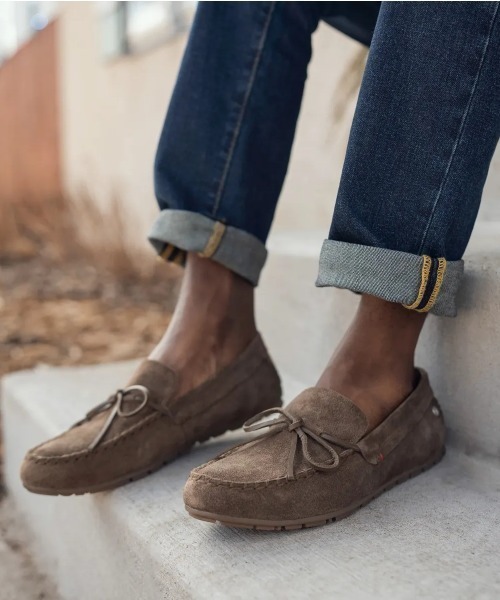 Minnetonka(ミネトンカ)の「MINNETONKA(ミネトンカ) / ローファーモック Men’s LOAFER MOC(モカシン/デッキシューズ・メンズ・ブラウン/ブラック・10/9/8/7)」の1枚目の写真