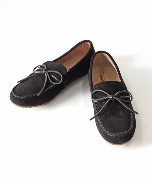 Minnetonka(ミネトンカ)の「MINNETONKA(ミネトンカ) / ローファーモック Men’s LOAFER MOC(モカシン/デッキシューズ・メンズ・ブラウン/ブラック・10/9/8/7)」の16枚目の写真