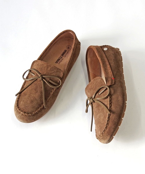 Minnetonka(ミネトンカ)の「MINNETONKA(ミネトンカ) / ローファーモック Men’s LOAFER MOC(モカシン/デッキシューズ・メンズ・ブラウン/ブラック・10/9/8/7)」の17枚目の写真