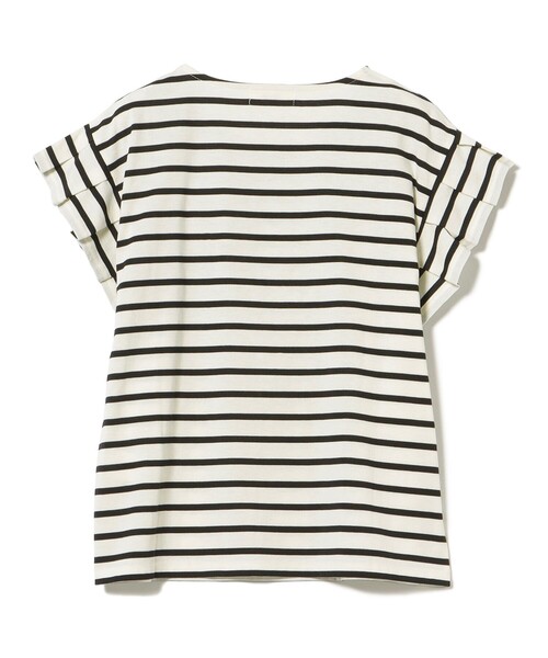 BEAMS HEART(ビームスハート)の「【7/2値下げ】袖タック ボーダー プルオーバー(Tシャツ/カットソー・レディース・ネイビー/オフホワイト/グリーン・FREE)」の19枚目の写真
