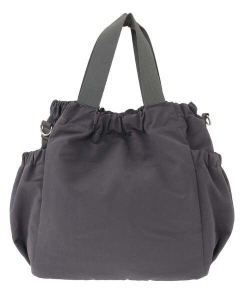 CONVERSE TOKYO(コンバーストウキョウ)の「2WAY NYLON DRAWSTRING SHOULDER BAG(ショルダーバッグ・レディース・カーキ/ブラック/チャコールグレー・FREE)」の9枚目の写真