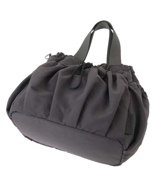 CONVERSE TOKYO(コンバーストウキョウ)の「2WAY NYLON DRAWSTRING SHOULDER BAG(ショルダーバッグ・レディース・カーキ/ブラック/チャコールグレー・FREE)」の10枚目の写真