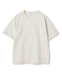 UNION STATION | スラブ天竺袖刺繍Tシャツ(Tシャツ/カットソー)