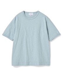 UNION STATION（ユニオンステーション）の「スラブ天竺袖刺繍Tシャツ（Tシャツ/カットソー）」
