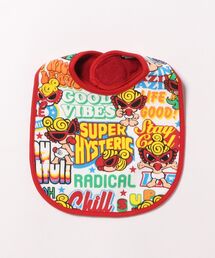 HYSTERIC MINI | GOOD VIBES総柄 スタイ(スタイ/よだれかけ)