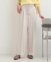 SHOO・LA・RUE | 【S-LL/着丈選べる/洗濯後しわになりにくい】スマートに見えるイージーワイドパンツ(その他パンツ)