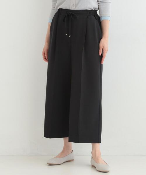 SHOO・LA・RUE（シューラルー）の「【S-LL/着丈選べる/洗濯後しわになりにくい】スマートに見えるイージーワイドパンツ（その他パンツ・レディース・ブラウン系その他/ブラック/ライトベージュ・38/40/42/02/03/04/36/01）」の11枚目の写真