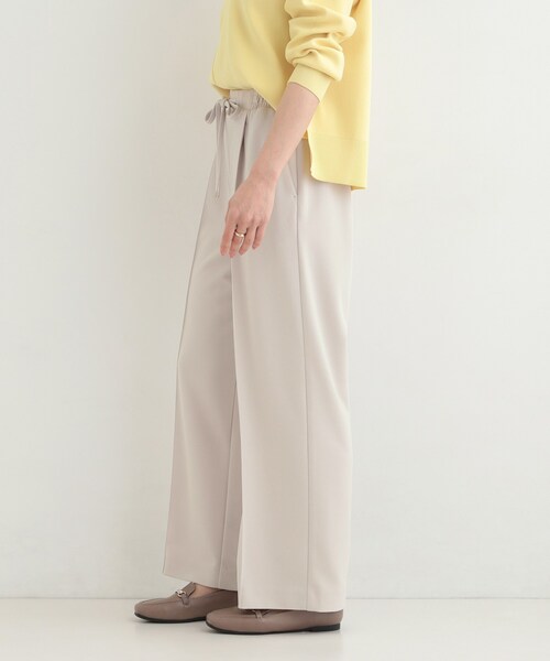 SHOO・LA・RUE（シューラルー）の「【S-LL/着丈選べる/洗濯後しわになりにくい】スマートに見えるイージーワイドパンツ（その他パンツ・レディース・ブラウン系その他/ブラック/ライトベージュ・38/40/42/02/03/04/36/01）」の16枚目の写真