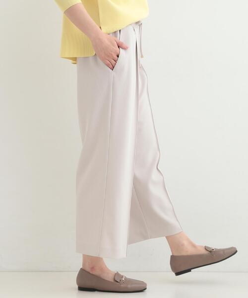 SHOO・LA・RUE（シューラルー）の「【S-LL/着丈選べる/洗濯後しわになりにくい】スマートに見えるイージーワイドパンツ（その他パンツ・レディース・ブラウン系その他/ブラック/ライトベージュ・38/40/42/02/03/04/36/01）」の19枚目の写真