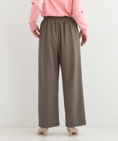 SHOO・LA・RUE（シューラルー）の「【高レビュー/S-LL/着丈選べる/洗濯後しわになりにくい】スマートに見えるイージーワイドパンツ（その他パンツ・レディース・ブラウン系その他/ブラック/ライトベージュ・38/40/42/02/03/04/36/01）」の19枚目の写真