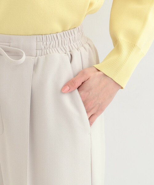 SHOO・LA・RUE（シューラルー）の「【S-LL/着丈選べる/洗濯後しわになりにくい】スマートに見えるイージーワイドパンツ（その他パンツ・レディース・ブラウン系その他/ブラック/ライトベージュ・38/40/42/02/03/04/36/01）」の5枚目の写真