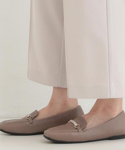 SHOO・LA・RUE（シューラルー）の「【S-LL/着丈選べる/洗濯後しわになりにくい】スマートに見えるイージーワイドパンツ（その他パンツ・レディース・ブラウン系その他/ブラック/ライトベージュ・38/40/42/02/03/04/36/01）」の7枚目の写真