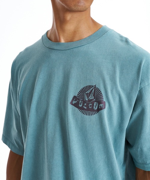 VOLCOM(ボルコム)の「VOLCOM/ボルコム メンズ 半袖 Tシャツ VST261010(Tシャツ/カットソー・メンズ・グレイッシュブルー/オフホワイト/ブラック・L/M)」の7枚目の写真