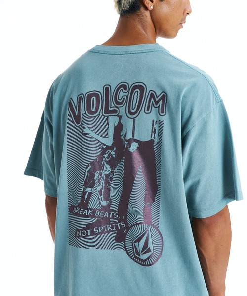 VOLCOM(ボルコム)の「VOLCOM/ボルコム メンズ 半袖 Tシャツ VST261010(Tシャツ/カットソー・メンズ・グレイッシュブルー/オフホワイト/ブラック・L/M)」の8枚目の写真