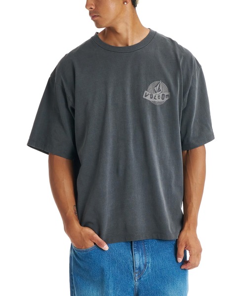 VOLCOM(ボルコム)の「VOLCOM/ボルコム メンズ 半袖 Tシャツ VST261010(Tシャツ/カットソー・メンズ・グレイッシュブルー/オフホワイト/ブラック・L/M)」の11枚目の写真